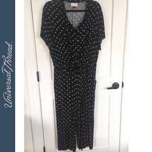 Universal Thread Button Top Cropped Jumpsuit XXL